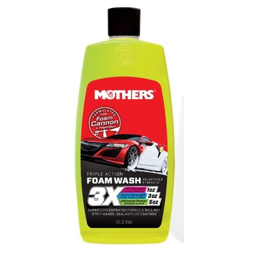 Mothers 05616 Triple Action Foam Wash 473ml For Blizzard Wizzard Foam Cannon