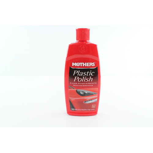 MOTHERS 06208 PLASTIC POLISH - REMOVES SMALL SCRATCHES CLEANS SHINES & PROTECTS 