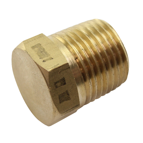 Brass Block Off Plug 1/2″ BSP Male Thread (064-08)