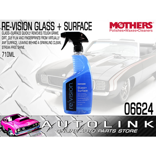 Mothers Revision Glass + Surface Cleaner for Glass Mirrors Plastics 06624