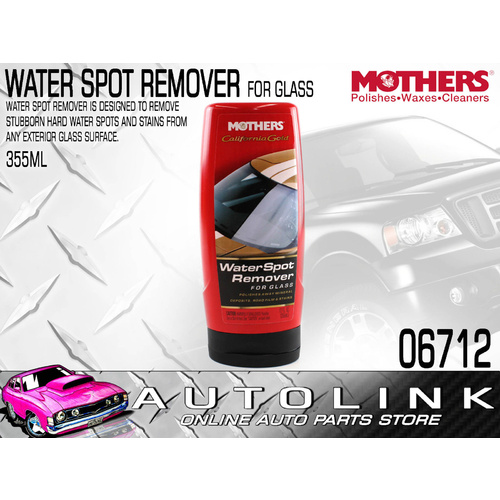 MOTHERS CALIFORNIA GOLD WATER SPOT REMOVER FOR GLASS - WINDSHIELDS & MIRRORS