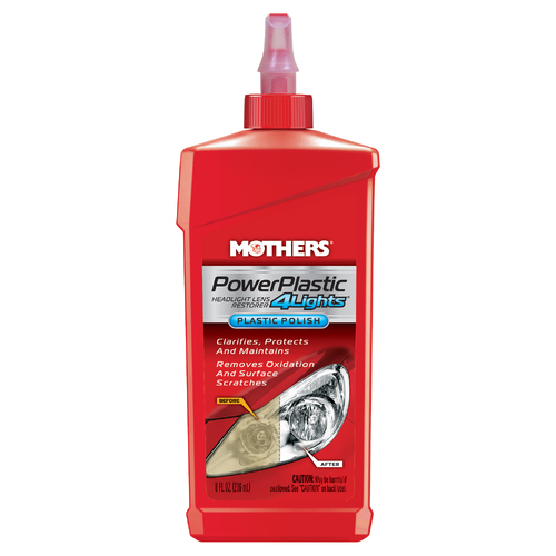 Mothers 08808 Power Plastic Polish 4Lights 236ml
