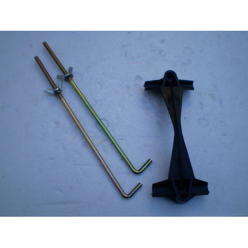 REVOLUTION 10-91078BLR BATTERY HOLD DOWN CLAMP FOR 140mm WIDE BATTERIES SMALL