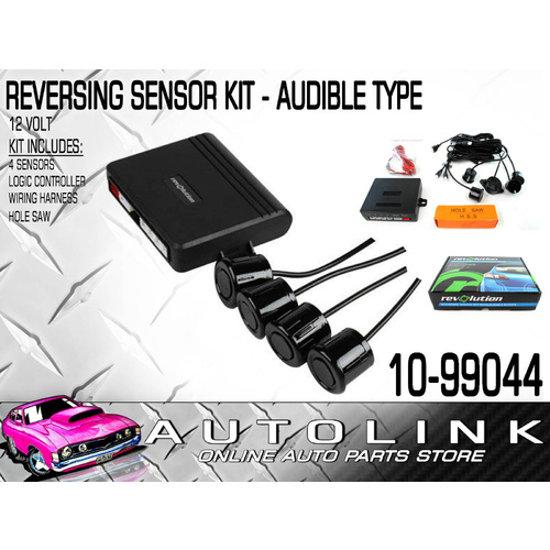 REVOLUTION 10-99044 REVERSING SENSOR KIT 12V - 4 SENSORS & CONTROL MODULE