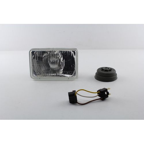 HELLA 1042 HIGH / LOW BEAM RECTANGULAR HEADLAMP GLASS INSERT - 165 x 100mm x1