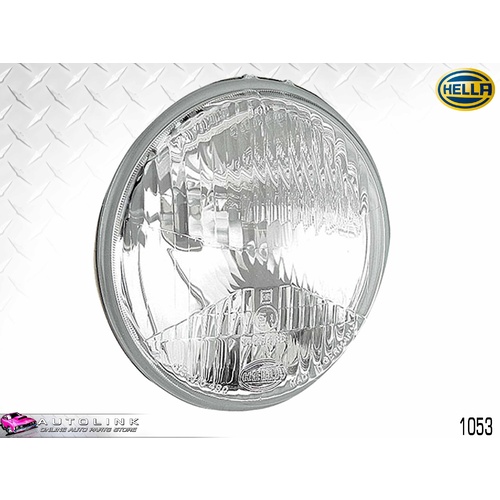 HELLA 1053 ROUND SEMI SEALED BEAM GLASS INSERT - 146mm FOR H1 GLOBE x1