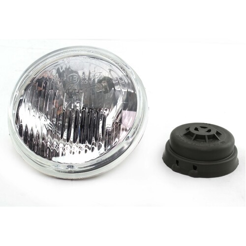 HELLA 1055 HALOGEN HIGH / LOW BEAM GLASS INSERT - 146mm FOR H4 GLOBE x1