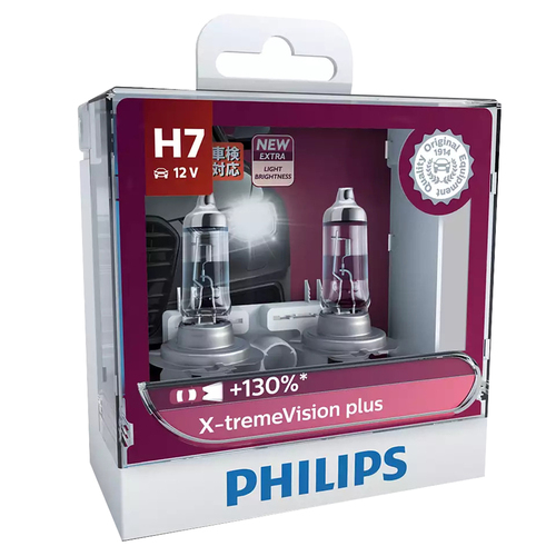 Philips 12972XVPS2 H7 12V 55W Xtreme Vision +130% - Headlight Headlamp Globes