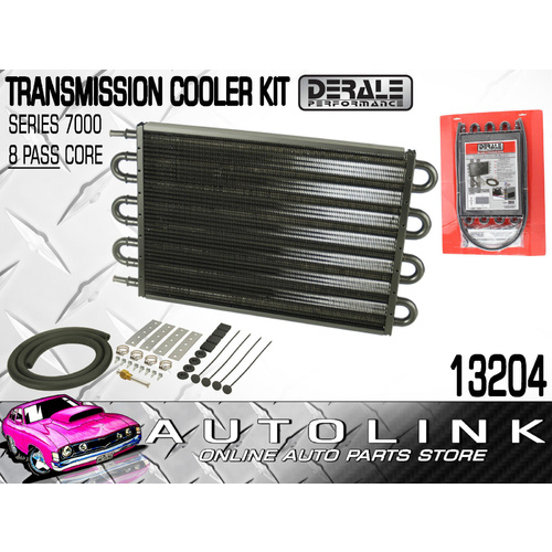 DERALE 13204 8 PASS 17" SERIES 7000 COPPER ALUMINIUM TRANSMISSION COOLER KIT