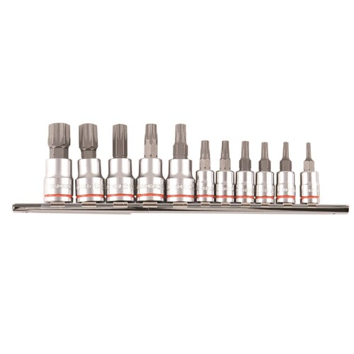 Kincrome 13646 Tamperproof Torx Set 11 Piece 1/4 & 3/8″ Square Drive