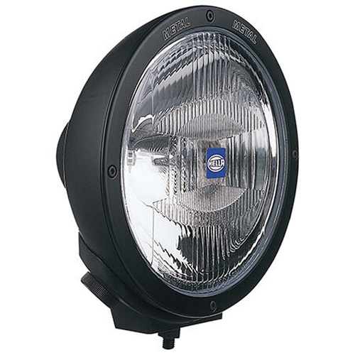 Hella 1366 Rallye 4000 Spread Beam Driving Light Lamp Round Black Housing x1