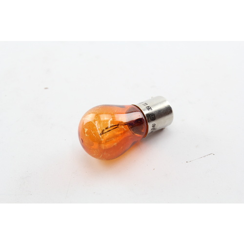 NARVA 17649 LONG LIFE GLOBE INDICATOR 24V 21W AMBER BASE BAU15s x1