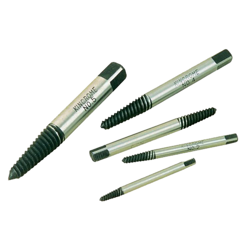 Kincrome 19157C Screw Extractor Set 5 Piece - Square Drive Ends in Handy Wallet