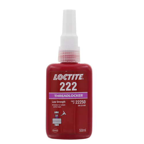 Loctite 222 50ml Bottle Threadlocker Screw Lock Low Strength Purple Liquid 22250