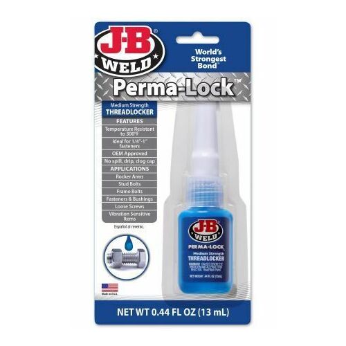 JB WELD 24213 PERMA LOCK BLUE THREADLOCKER MID STRENGTH 13ml