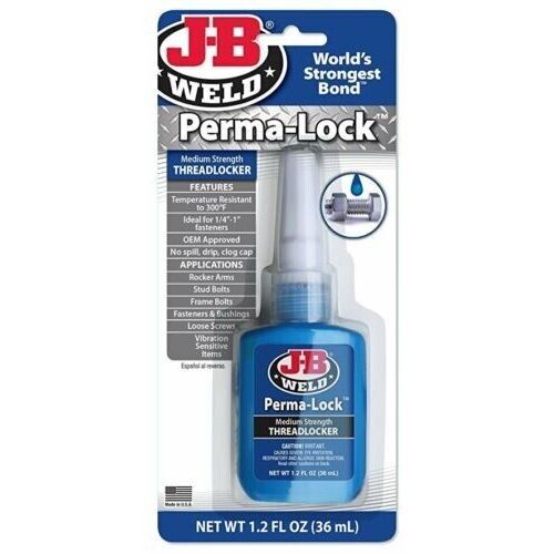 JB WELD 24236 PERMA LOCK BLUE THREADLOCKER MID STRENGTH 36ml