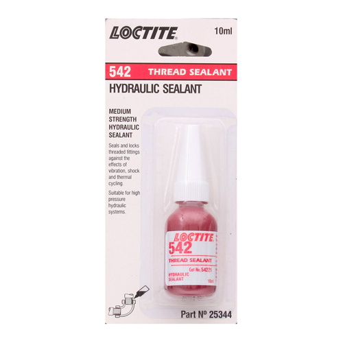 Loctite 542 25344 Thread Hydraulic Sealant 10ml Bottle Sealing Of Metal Pipes