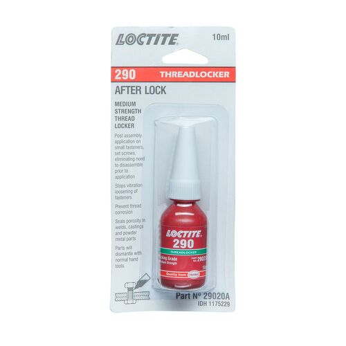 Loctite 290 After Lock Removable Strength Thread Locker OEM Seals Leaks 10ml