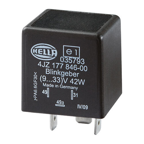 Hella 3040 Led Flasher Unit 9 - 33 Volt Dc Universal 1w - 42w Max Load