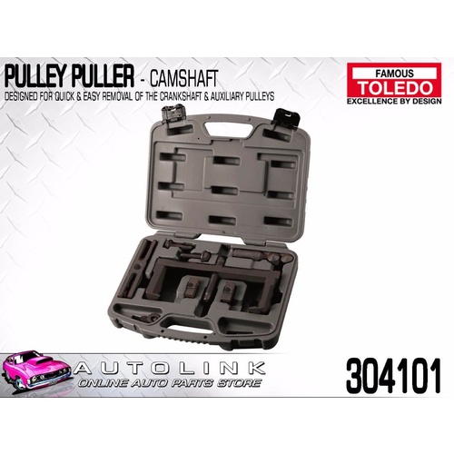 TOLEDO 304101 CAMSHAFT & AUXILIARY PULLEY PULLER KIT UNIVERSAL - CONFINED SPACES