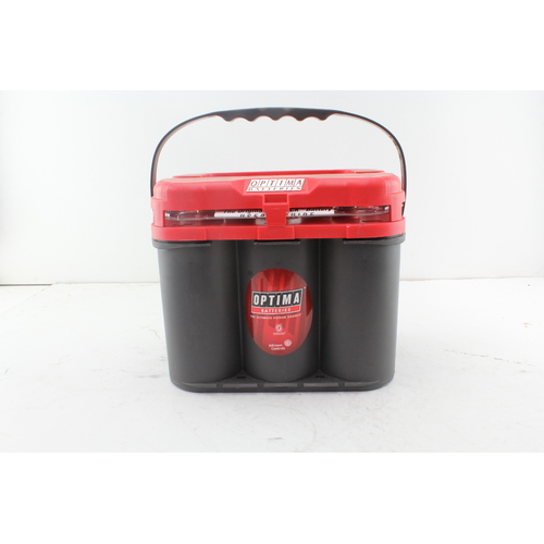 OPTIMA 34 RED TOP 12 VOLT HIGH PERFORMANCE AGM DRY CELL BATTERY 815CCA 