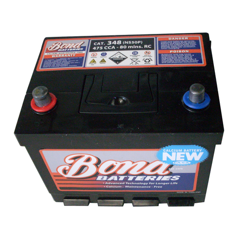 Bond Battery NS50 348 for Holden Jackaroo Petrol 1987-1991 475CCA Sealed
