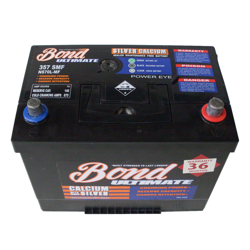 Bond Battery 357SMF NS70L 12V for Ford Escape 2.0L 2001-On 675CCA