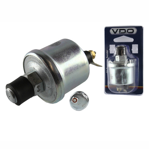 VDO 360.005 Oil Pressure Sender Unit 73-10 Ohms 1/4" - 18 NPTF Button Terminal