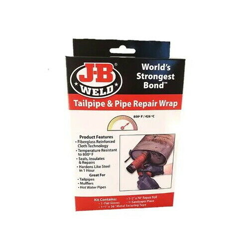 JB WELD 38503 EXHAUST TAILPIPE & PIPE REPAIR WRAP 2" x 70" ROLL