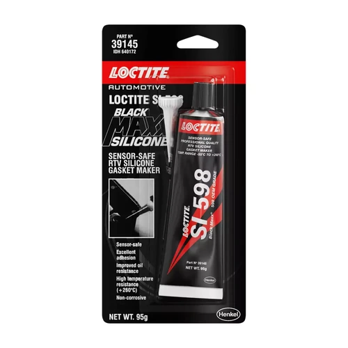 Loctite 640172 Black Maxx 598 OEM Grade RTV Silicone Gasket Oil Resistant Temp