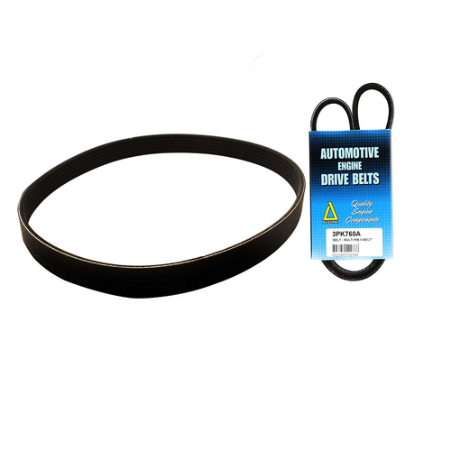 Drive Belt 3PK760A for Honda Concerto 1988-1992 / CRX 1987-1992