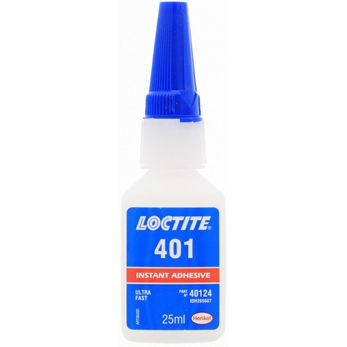 LOCTITE 401 25ml 20g INSTANT ADHESIVE SUPER GLUE ULTRA FAST 3 - 10 SECONDS 40124