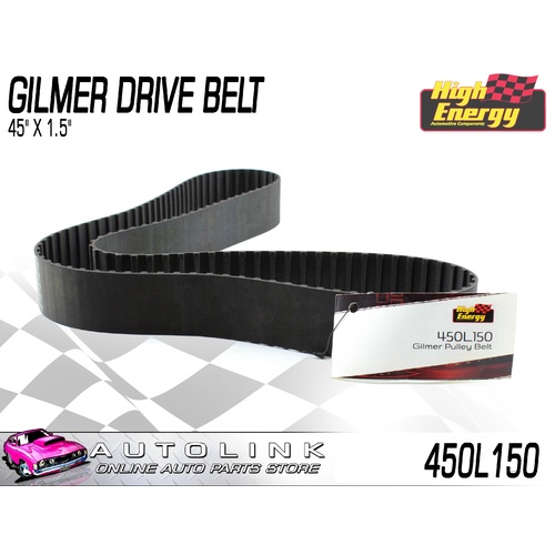 GILMER DRIVE BELT (45" x 1.5") FOR CHEVROLET V8 ( 450L150 )