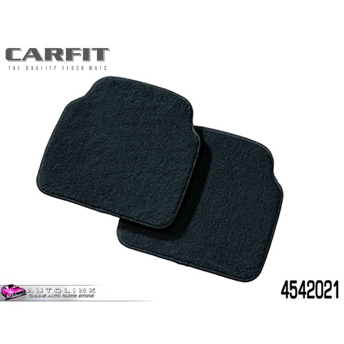 CARFIT PRESTIGE CARPET REAR FLOOR MATS 2 PIECE - BLACK 4542021 