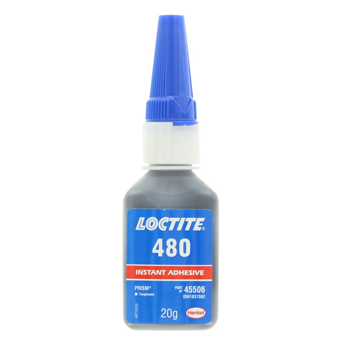 Loctite Instant Adhesive Ind Strength 480 25ml Ideal for Steering Wheel Repairs