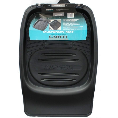CARFIT 4554001 FRONT DEEP DISH MUD SNOW SAND MAT BLACK 1 PIECE - 4WD 4X4