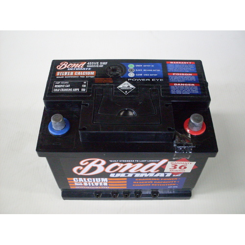 Bond Battery DIN55 455VESMF for Mazda Bravo 4.0L V6 06-On & B2600 V6 Petrol