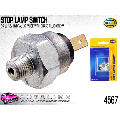 HELLA STOP LAMP SWITCH - HYDRAULIC M10 x 1 THREAD ( 4567 )