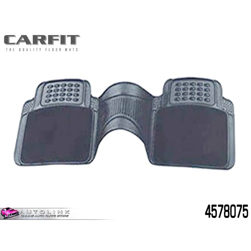CARFIT MAJESTIC REAR ONE PIECE MAT CARPET / RUBBER UNIVERSAL FIT GREY 4578075 