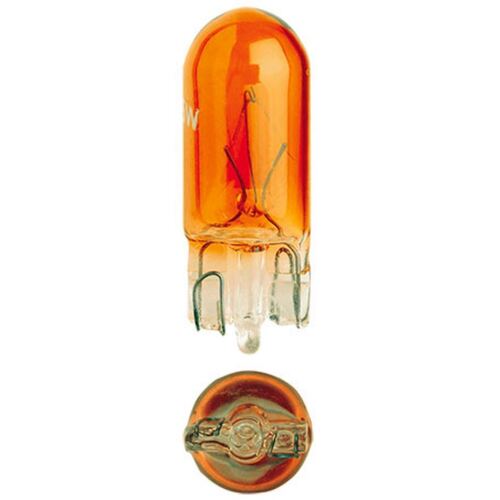 Narva 47510 Amber Wedge Globes 12V 5W T-10mm Indicator Box of 10