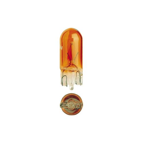 NARVA 47510 WEDGE GLOBES AMBER 12V 5W TYPE W2.1 x 9.5d T-10mm INDICATOR x10 
