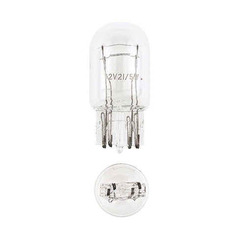 Narva 47534 12V 21/5W Wedge Clear Stop Tail Globes Type W3 x 16q T-20mm x 10