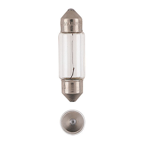 NARVA FESTOON GLOBE 24V 10W 11mm x 36mm T-11mm - SOLD AS 1 GLOBE 47826