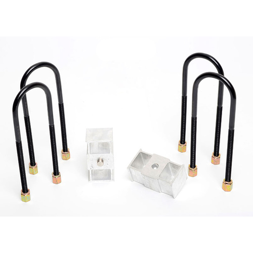 NOLATHANE 47931 REAR LEAF SPRING LOWERING BLOCK KIT 2" FOR FORD 6cyl MODELS