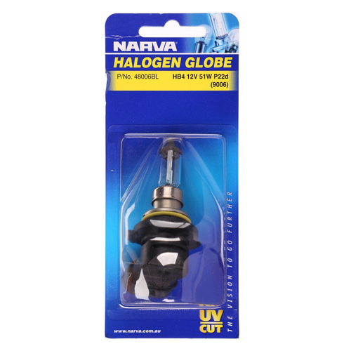 NARVA HB4 12 VOLT - 51 WATT (BASE: P22d) x1