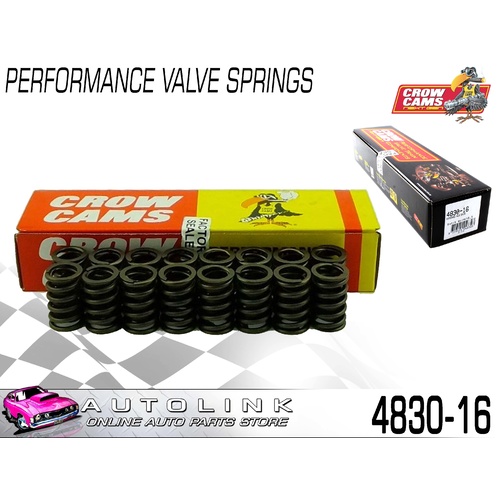 CROW CAMS PERFORMANCE VALVE SPRINGS FOR HOLDEN 253 308 V8 SET OF 16 ( 4830-16 )