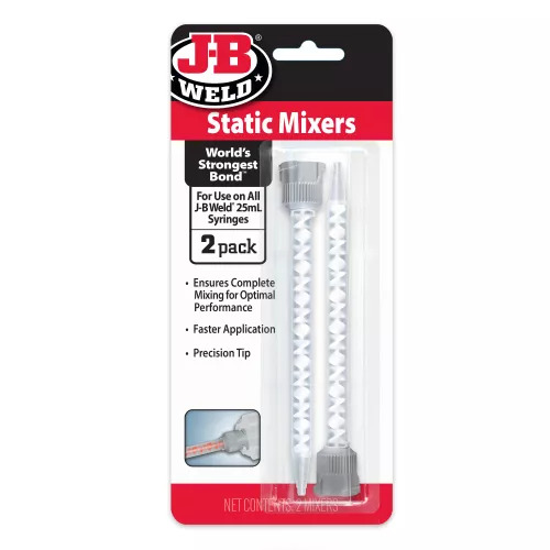 JB Weld 50099 Static Mixing Tubes Pack of 2 - for Epoxy Syringes