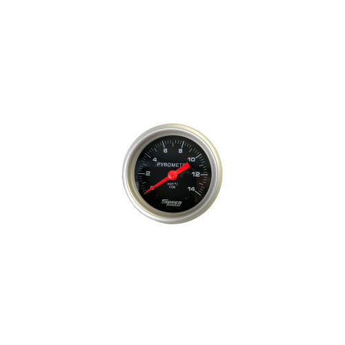 Speco 525-00-B Black Face 2" EGT Exhaust Pyrometer Gauge Kit 1-1400c Celsius