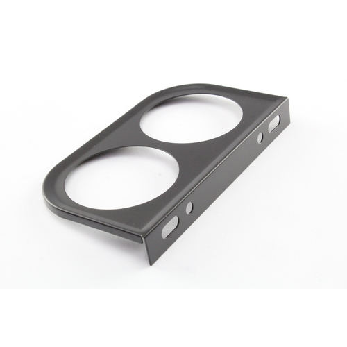 Speco Double Gauge Mounting Panel for 2″ Gauges - Black 541-02