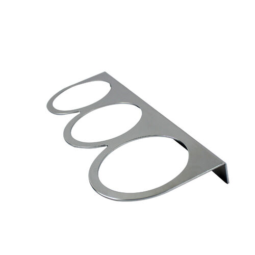 Speco 541-10 Triple Gauge Mounting Panel Plate for 2-5/8″ Gauges - Chrome